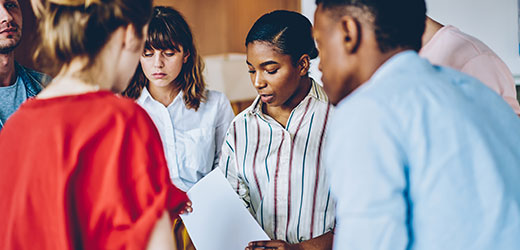 image of a group of young jobseekers